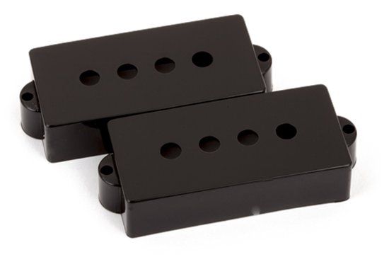 Fender Pickup Cover Precision bas zwart - Basgitaaronderdeel