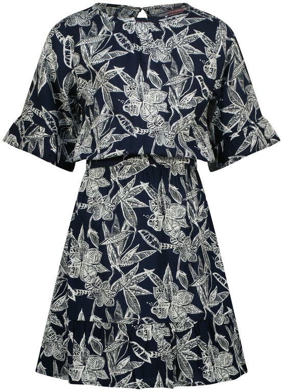 Vingino Pommy Meisjes Jurk - Dark Blue