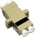 XtendLan LC-LC dubbele adapter, multimode, grijs, voor optische verdeeldozen