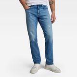 G-Star Mosa Straight Heren Jeans Sun Faded Blue Donau