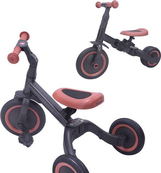 Topmark Kaya 4-in-1 Tricycle - Black/Brown