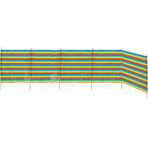 Bo-Camp Atiya Windscherm - 5 Vakken - 460x120 cm - Multi