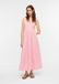 comma jurk roze