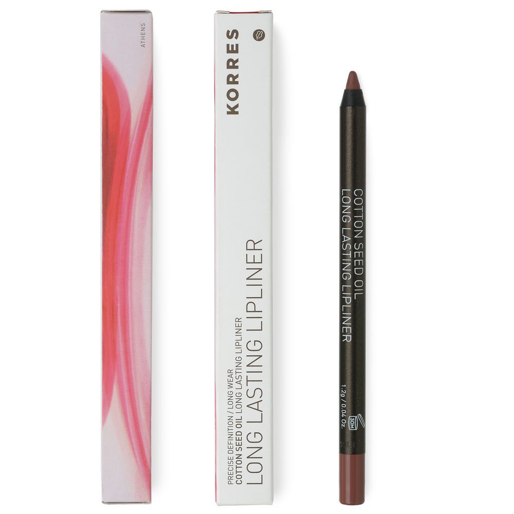 Korres Cotton Lipliner, 1,2 g Natural Dark