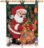 Vervaco Kruiswandtapijt kit Kerst Kerstman PN-0009309