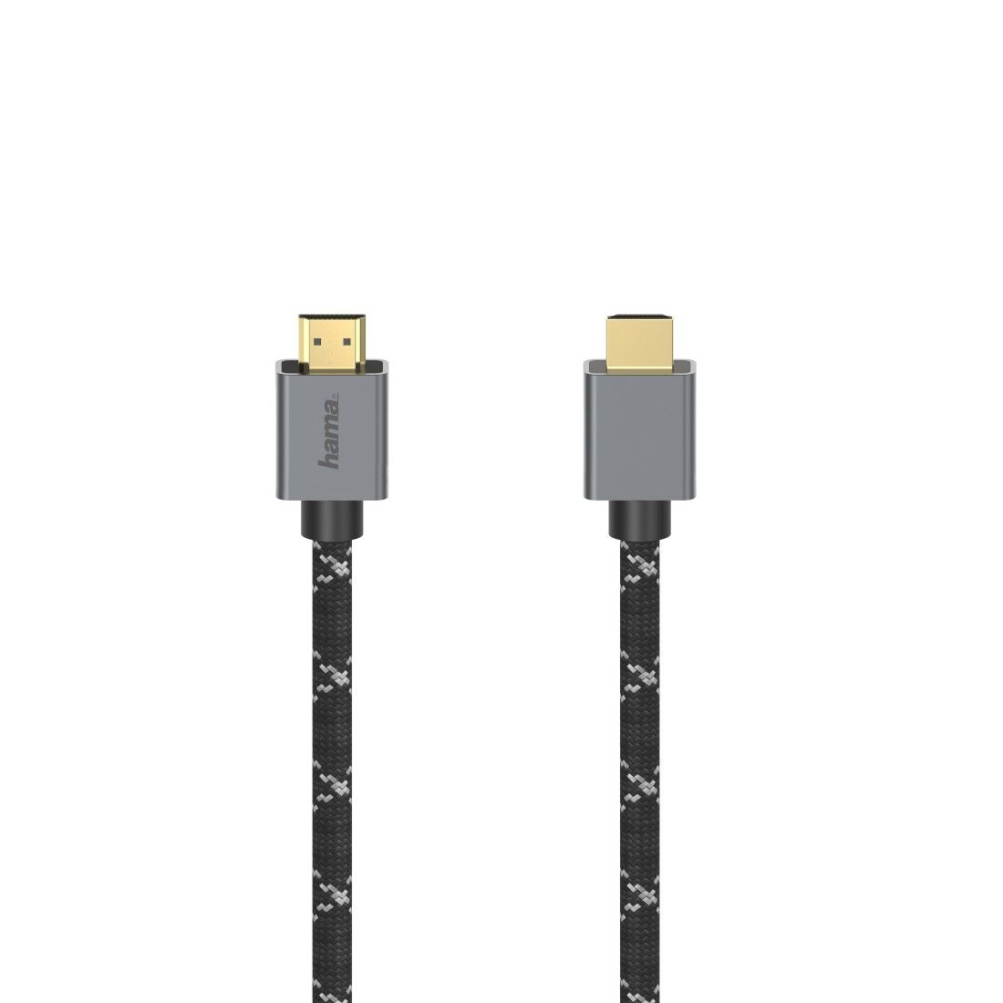 Hama HDMI Kabel - 2m - Zwart/Grijs