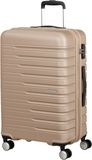 American Tourister Flashline Spinner 67/24 Trolley Exp TSA Ivory Gold Taupe