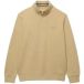 Superdry Essential Serif Logo Half Zip Sweater Relaxed Fit Beige Size S