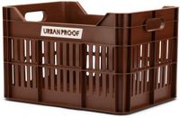 Urban Proof Click Fietskrat 30 Liter Gerecycled Kunststof Deep Brown