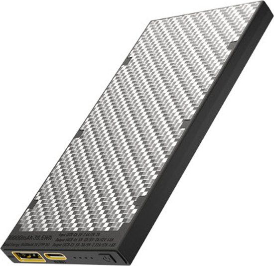 Nitecore NB10000 Silver Powerbank - 10000 mAh - 20W - Zilver