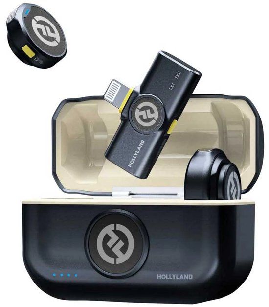 Hollyland Lark M2 Lightning Duo Wireless Microphone System - Black