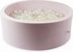 Mimii Ballenbak 110x40 velours souple rose clair inclusief 500 ballen