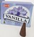 HEM Wierook kegeltjes - Vanille - 60x kegels - ontspannend - kalmerend