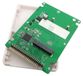 Boîtier SSD boîtier de disque dur - mSATA vers 2,5 pouces - 70 x 10 x 9,5 mm - Blanc - Pour ordinateur portable et portable