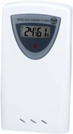 Bresser 7009993 Hygrometer & Psychrometer wit, grijs