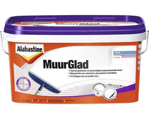 Alabastine Muurglad Beschadigde Muren Wit 5 l