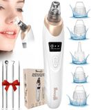 Boncy® Premium BlackHead Remover - Poriënreiniger - Mee eters verwijderen - Vacuum Verwijderaar Inclusief Comedonenlepel Set