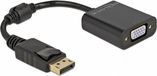 Delock Adapter DisplayPort 1.2 male to VGA female black