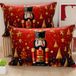 PETTI Artigiani Italiani - Paar kussenslopen 50 x 80 cm van microvezel, kerstdecoratie, voor slaapkamer, bank, woonkamer, set van 2 kussenslopen, kussensloop Xmas 1
