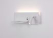 Artdelight Lampe de chevet Charge droite blanc avec chargeur sans fil - WL CHARGE-R WI