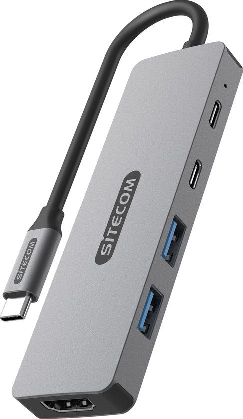 Sitecom 5-in-1 USB-C Power Delivery Multiport Adapter - CN-5502