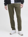 JACK&JONES JPSTOLLIE BROCK CHINO Heren Broeken Slim Fit Olive Night W33 x L36