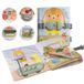 Taf Toys Montessori speelgoed voor 1/2/3 jaar oud activiteitenboek, voorschoolse leeractiviteiten voor peuters, drukbord, sensorische en fijne motoriek, met 12 sensorische peuteractiviteiten voor