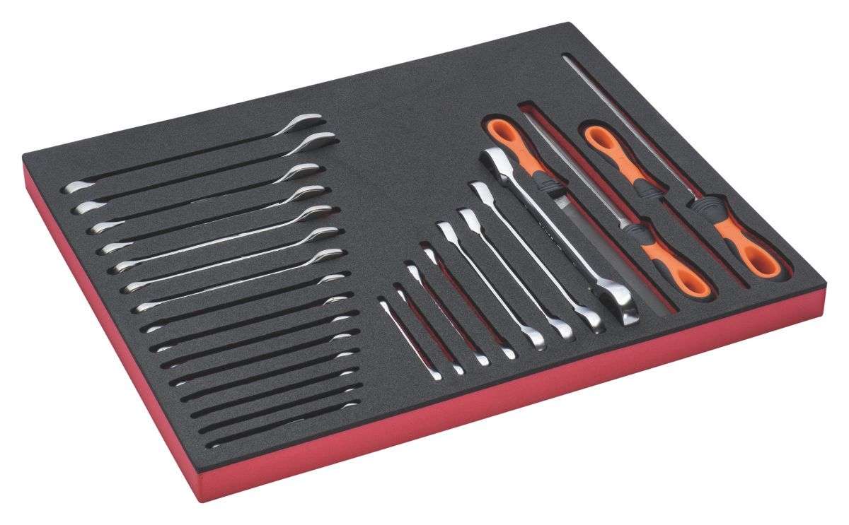 Bahco Foaminlay Fit&Go 3/3 met sleutels en vijlen - 27-delig - FF1A5006
