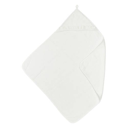 Meyco badcape met badstof ruffle 80x80cm offwhite