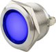 SeKi Led indicator | ø 22 mm. | 6-24 Volt DC/AC | Blauwe uitvoering