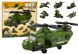 Lean Toys helikopterblokken Militair Groen 1000-delig
