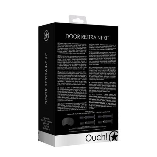 Ouch! Door Restraint Set - Black - EAN: 8714273504234