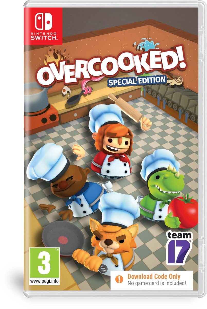 Team 17 Overcooked! Special Edition (Code in a Box) Nintendo Switch