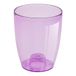 Prosper Plast Coubi Pot de fleurs, 16 x 18,3 cm, Violet Transparent
