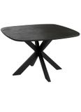 Zita Home Eettafel 120cm Rond Zwart Mangohout Deens