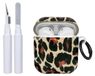 TPU Hoes voor AirPods met Sleutelhanger in Luipaardprint
