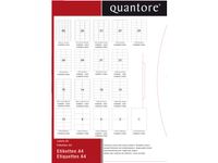 Quantore Étiquette 63,5x33,9mm 2400 pièces