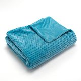 Amadeus Plaid Geruit Turquoise 130 x 170 cm