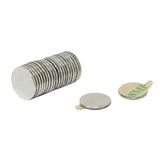 Lijm N35 Neodymium Magneet Voor Kunst, Ambachten, Modelproductie - 9,5 mm x 0,75 mm dik - 0,35 kg Trein - Zuid - Pack van 20