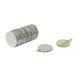 Lijm N35 Neodymium Magneet Voor Kunst, Ambachten, Modelproductie - 9,5 mm x 0,75 mm dik - 0,35 kg Trein - Zuid - Pack van 20