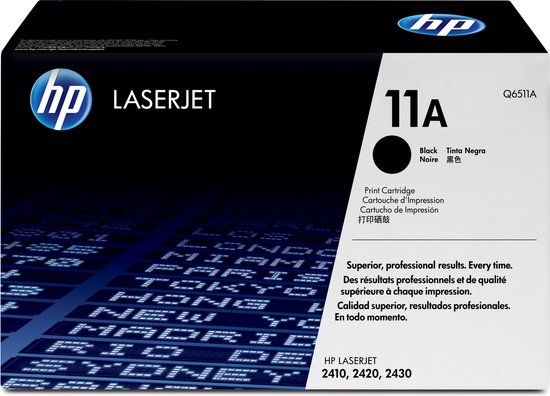 HP 11A Black Original LaserJet Toner Cartridge