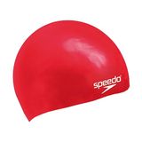 Speedo Kids Plain Moulded Silicone Junior badmuts, rood, eenheidsmaat