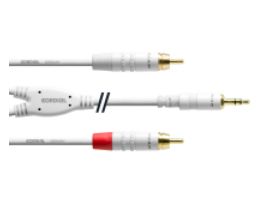Cordial CFY 3 WCC-SNOW Audio kabel Wit 3m