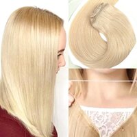 Frazimashop Braziliaanse Remy Wire - Steil Haar - 16 inch - #60 Blond - 120g