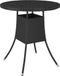 Prolenta Maison Exclusive - Table de jardin Noir 70x70x73 cm Résine tressée