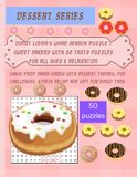Donut Lover's Word Search Puzzle: Sweet Bakery Fun with 50 Tasty Puzzles for All Ages & Relaxation: Large Print Brain Games with Dessert Themes, Fun Challenges, Stress Relief and Gift for Donut Fans