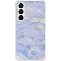 Samsung Galaxy A15 Marbre bleu Verstevigd hoesje met sublimatie bedrukking