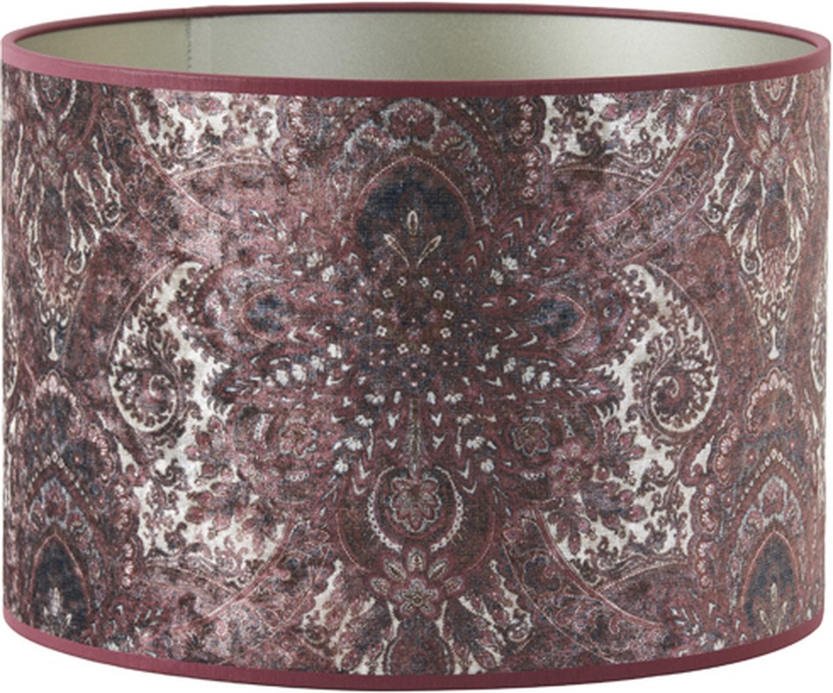 Light & Living Light&living Kap cilinder 40-40-30 cm LUXUS bordeaux