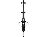 Gear4music Elektrische Cello, Zwart