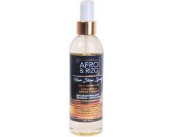 Afro & Rizo Brillo en spray 8oz (Hair shine spray)